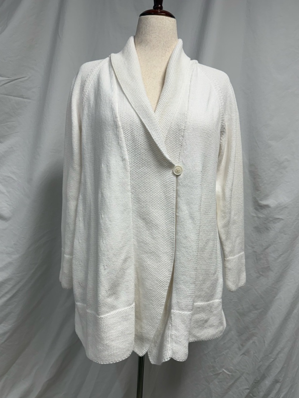 Poetry Fashion London cotton cardigan double breasted w buttons